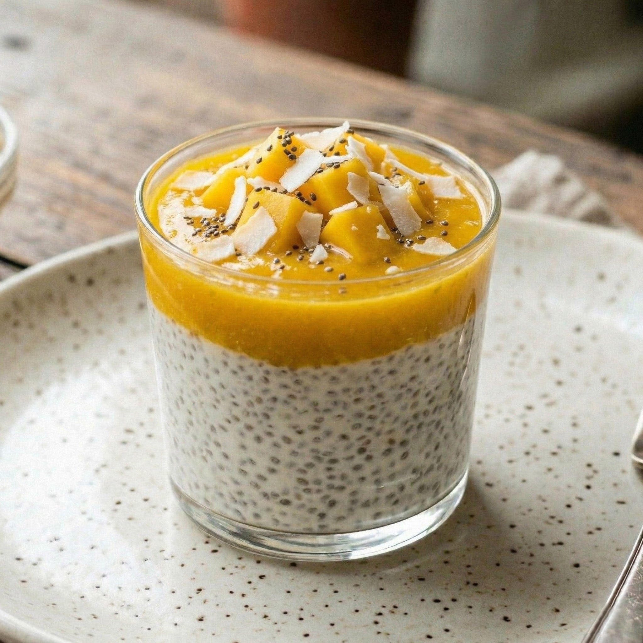 Mango & Coconut Chia Pudding